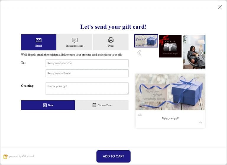 Your Gift Card Message